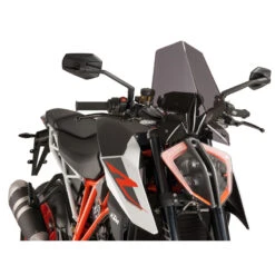 Puig 9692W Naked New Generation Sport Windshield, Clear For KTM 1290 Superduke R '17-'19 -Motorcycle Gear Shop puig 9692w naked new generation sport clear image5