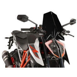 Puig 9692W Naked New Generation Sport Windshield, Clear For KTM 1290 Superduke R '17-'19 -Motorcycle Gear Shop puig 9692w naked new generation sport clear image6