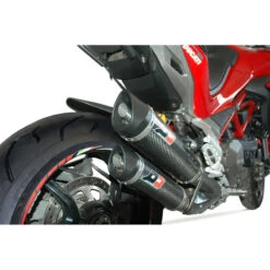 QD ADUC0430001 2 In 1 In 2 Full System Exhaust For Ducati Multistrada 1200 (2015-2017)