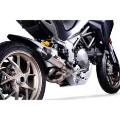 QD ADUC0430012 Gunshot 60 Racing 2-1 Full Exhaust, Titanium For Ducati Multistrada 1260 '15-'17 -Motorcycle Gear Shop qd aduc0430012 gunshot 60 racing 2 1 full exhaust image3