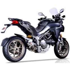 QD ADUC0430012 Gunshot 60 Racing 2-1 Full Exhaust, Titanium For Ducati Multistrada 1260 '15-'17 -Motorcycle Gear Shop qd aduc0430012 gunshot 60 racing 2 1 full exhaust image4