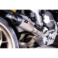QD ADUC0430012 Gunshot 60 Racing 2-1 Full Exhaust, Titanium For Ducati Multistrada 1260 '15-'17 -Motorcycle Gear Shop qd aduc0430012 gunshot 60 racing 2 1 full exhaust image6