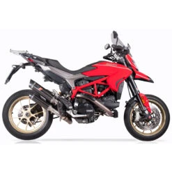 QD ADUC0470001 Magnum Twin Slip-on Exhausts, Carbon Fiber For Ducati Hypermotard 939 -Motorcycle Gear Shop qd aduc0470001 magnum twin slip on exhausts carbon image3
