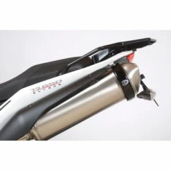 R&G "Tail Tidy" Fender Eliminator For Husqvarna TR650 Strada -Motorcycle Gear Shop r g fender eliminator husqvarna tr650 strada 02