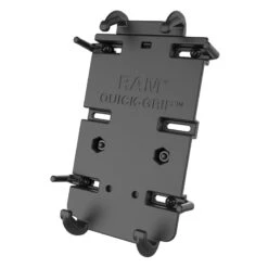 Ram Mount RAM-HOL-PD4-238AU Quick-Grip XL Phone Holder With Ball -Motorcycle Gear Shop ram mount hol pd4 238au quick grip xl phone holder