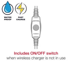 Ram Mount RAM-B-149Z-A-UN12W-V7M Tough-Charge Waterproof Wireless Charging Mount -Motorcycle Gear Shop ram mount ram b 149z a un12w v7m image7