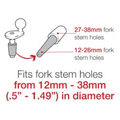 Ram Mount RAM-B-176-A-UN10U X-Grip Large Phone Mount With Motorcycle Fork Stem Base -Motorcycle Gear Shop ram mount ram b 176 a un10u x grip phone mount image3