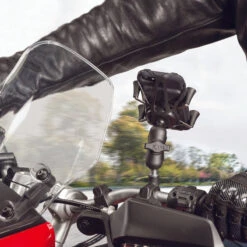 Ram Mount RAM-B-411U Large Gas Tank Ball Base For Motorcycles 4" -Motorcycle Gear Shop ram mount rap b 201u a composite double socket arm image7 1