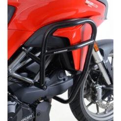 R&G AB0026BK Adventure Bar / Crashbars For Ducati Multistrada 950, 1200 & 1260 -Motorcycle Gear Shop rg ab0026bk adventure bar crashbars image4