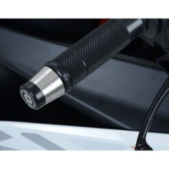 R&G BE0085BK Bar End Sliders For KTM RC 390 (2015-) -Motorcycle Gear Shop rg be0085bk bar end sliders ktm rc 390 image2