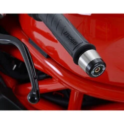 R&G BE0101BK Bar End Sliders For Ducati Models (2016-)