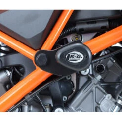 R&G CP0367.BL Aero Style Frame Sliders For KTM 1290 Super Duke R (2014-2019) -Motorcycle Gear Shop rg cp0367 bl frame sliders 1290 super duke r image2