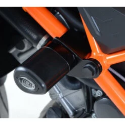 R&G CP0367.BL Aero Style Frame Sliders For KTM 1290 Super Duke R (2014-2019) -Motorcycle Gear Shop rg cp0367 bl frame sliders 1290 super duke r image4