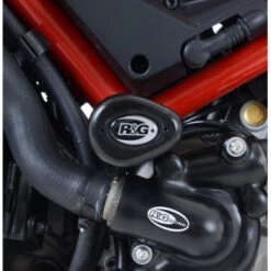 R&G CP0390BL Aero Style Frame Sliders Ducati Multistrada 1200 / S (2016-) & 950 (2017-) -Motorcycle Gear Shop rg cp0390bl aero style frame sliders image4