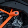 R&G CP0503OR Aero Style Crash Protectors, Orange For KTM 1290 Super Duke R (2020-) -Motorcycle Gear Shop rg cp0503or aero style crash protectors orange