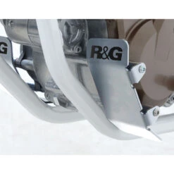 R&G ECG0005SI Engine Case Guard Set, Silver For Husqvarna FS450 (2015-) -Motorcycle Gear Shop rg ecg0005si engine case guard set silver image3