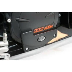 R&G ECS0034BK Engine Case Slider For KTM RC8 /R And 1290 Super Duke R -Motorcycle Gear Shop rg ecs0034bk engine case slider ktm rc8 1290 2
