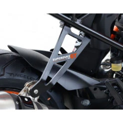 R&G EH0072BK Exhaust Hanger For KTM 1290 Super Duke GT (2017-current) -Motorcycle Gear Shop rg eh0072bk exhaust hanger duke image2