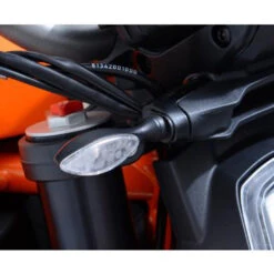 R&G FAP0005.BK Front Indicator Adapter Kit For KTM 1290 Super Duke (2014-current)