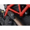 R&G Frame Slider Aero Style For Ducati Hypermotard 820 -Motorcycle Gear Shop rg frame slider aero style ducati hypermotard 820 01