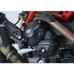 R&G KEC0053.BK Left / Right Engine Case Cover Kit For Ducati Hypermotard 820 And Hyperstrada 820 -Motorcycle Gear Shop rg kec0053 bk engine case kit hypermotard 820 4