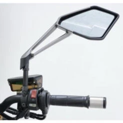 R&G Racing MR0005BK 45mm Mirror Risers M10x1.25 Right Hand Threaded -Motorcycle Gear Shop rg mr0005bk 45mm mirror risers right hand threaded 4