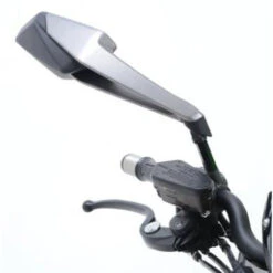 R&G Racing MR0005BK 45mm Mirror Risers M10x1.25 Right Hand Threaded -Motorcycle Gear Shop rg mr0005bk 45mm mirror risers right hand threaded 5