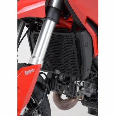 R&G Radiator Guard Black For Ducati Hypermotard 820 4 R&G Radiator Guard Black For Ducati Hypermotard 820 - Image 2