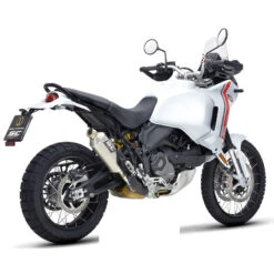 SC-Project D38-T98T Rally Raid Slip-on Exhaust For Ducati DesertX '22-