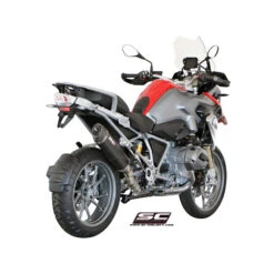 SC-Project B13-02C Oval Matte Carbon SC1 Exhaust For BMW R1200GS (2013-) -Motorcycle Gear Shop sc project b13 02c oval matte carbon sc1 exhaust image4