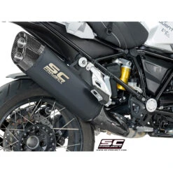 SC-Project B26-86MB Black Titanium "Adventure" Exhaust For BMW R1200GS (2017-)