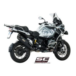 SC-Project B26-86MB Black Titanium "Adventure" Exhaust For BMW R1200GS (2017-) -Motorcycle Gear Shop sc project b26 86mb black adventure exhaust image3