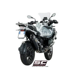SC-Project B26-86MB Black Titanium "Adventure" Exhaust For BMW R1200GS (2017-) -Motorcycle Gear Shop sc project b26 86mb black adventure exhaust image6