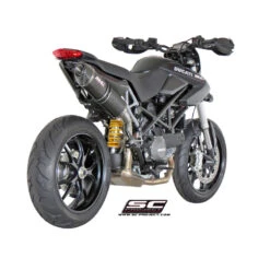 SC-Project D05-02C Oval Exhaust For Ducati Hypermotard 796 (2009-2012) -Motorcycle Gear Shop sc project d05 02c oval exhaust image4