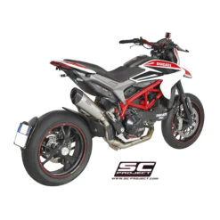 SC-Project D10-CH34T Conic High Mount Exhaust Hypermotard 821 / 939 & Hyperstrada 939 -Motorcycle Gear Shop sc project d10 ch34t conic high mount exhaust image5