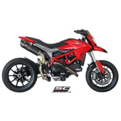 SC-Project D10-H01C Oval High Mount Exhaust Hypermotard 821 / 939 & Hyperstrada 821 / 939 -Motorcycle Gear Shop sc project d10 h01c oval high mount exhaust image3