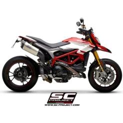 SC-Project D27-H90 SC1-R Slip-on Exhaust For Ducati Hypermotard 939 (2016-) -Motorcycle Gear Shop sc project d27 h90 sc1 r slip on exhaust image8