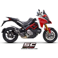 SC-Project D30-110C MTR Slip-on Exhaust For Ducati Multistrada 1260 (2018-) -Motorcycle Gear Shop sc project d30 110c mtr slip on exhaust image6