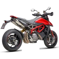 SC-Project D31-41TR S1 Slip-on Exhaust, Titanium For Ducati Hypermotard 950/SP (2019-) -Motorcycle Gear Shop sc project d31 41tr s1 slip on exhaust titanium image10