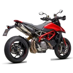 SC-Project D31-41TR S1 Slip-on Exhaust, Titanium For Ducati Hypermotard 950/SP (2019-) -Motorcycle Gear Shop sc project d31 41tr s1 slip on exhaust titanium image4