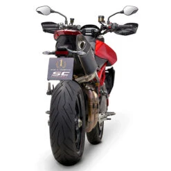SC-Project D31-91 SC1-R Slip-on Exhaust For Ducati Hypermotard 950 (2019-) -Motorcycle Gear Shop sc project d31 91 sc1 r slip on exhaust image5