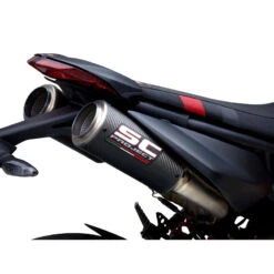 SC-Project D31-T68C CR-T Slip-on Exhaust, Titanium For Ducati Hypermotard 950 (2019-)