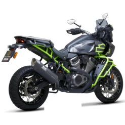 SC-Project HD03-104MB SC1-R GT Slip-on Exhaust, Matte Black For Harley Pan America '20-