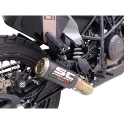 SC-Project HU07A-T38TR CR-T Slip-on Exhaust For Husqvarna Svartpilen/Vitpilen 701 (2018-)