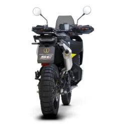 SC-Project HU08-100T Rally Raid Slip-on Exhaust For Husqvarna Norden 901 '19- -Motorcycle Gear Shop sc project hu08 100t rally raid slip on exhaust image3