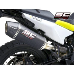 SC-Project HU08-121T X-Plorer II Slip-On Exhaust For Husqvarna Norden 901 (2022-) -Motorcycle Gear Shop sc project hu08 121t x plorer ii slip on exhaust image7