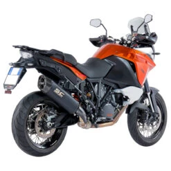 SC-Project KTM08-86MB Adventure Slip-on Exhaust, Black For KTM 1190 / 1290 Adventure -Motorcycle Gear Shop sc project ktm08 86mb adventure slip on exhaust image3