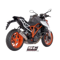 SC-Project KTM10-34T Conic Slip-on Exhaust For KTM Super Duke R 1290 '17-'19 -Motorcycle Gear Shop sc project ktm10 34t conic slip on exhaust image4