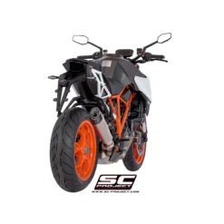 SC-Project KTM10-34T Conic Slip-on Exhaust For KTM Super Duke R 1290 '17-'19 -Motorcycle Gear Shop sc project ktm10 34t conic slip on exhaust image5