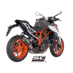 SC-Project KTM10-90 SC1-R Slip-on Exhaust For KTM Super Duke R 1290 '14-'19 -Motorcycle Gear Shop sc project ktm10 90 sc1 r slip on exhaust image7